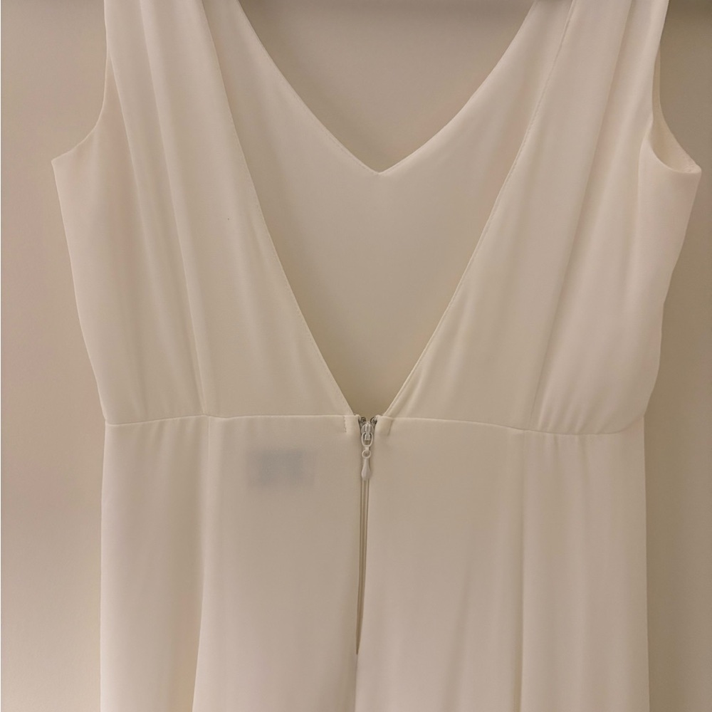Show Me Your MuMu White Maxi Bridal Shower Rehearsal Dress | Formal | Event - Picture 10 of 13
